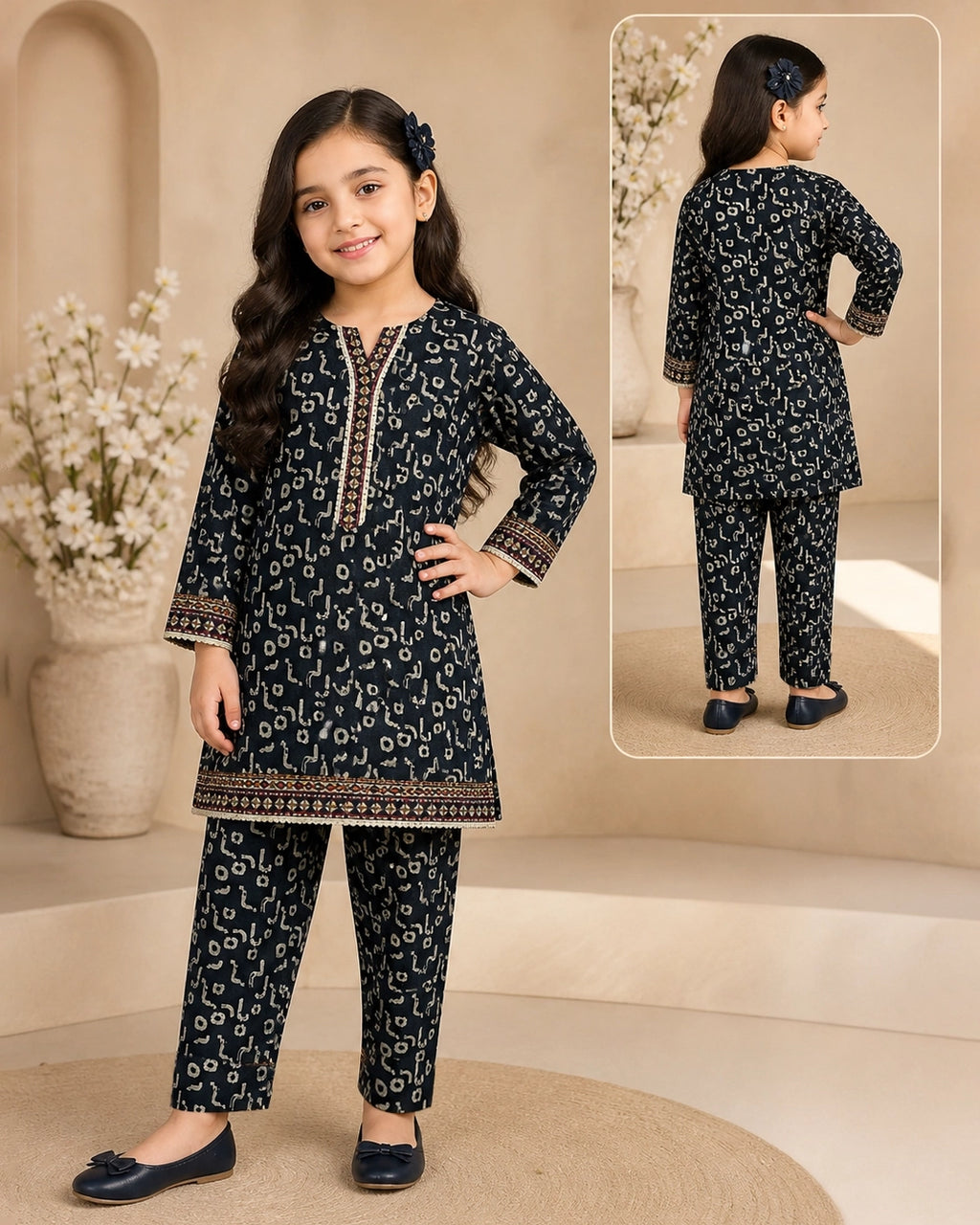 2 pc Lawn Printed Dress