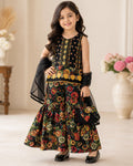 Black Multi Sharara