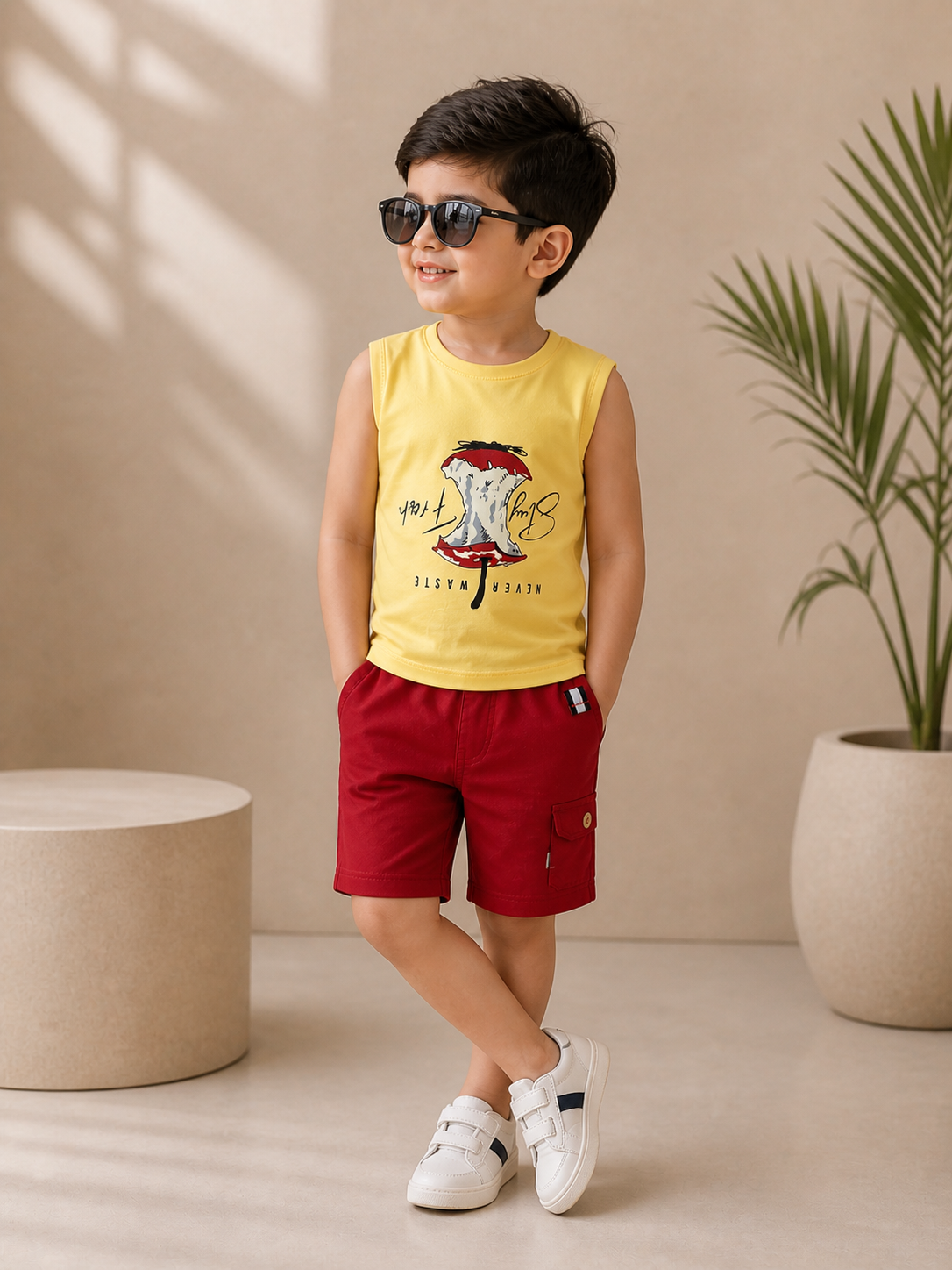 Boys Cotton Jersey Sando