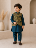 Zinc Kurta Pajama with Waistcoat