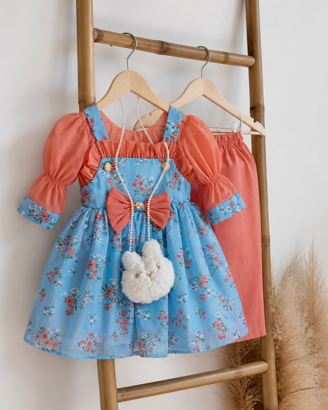 Girls Net Fancy Frock