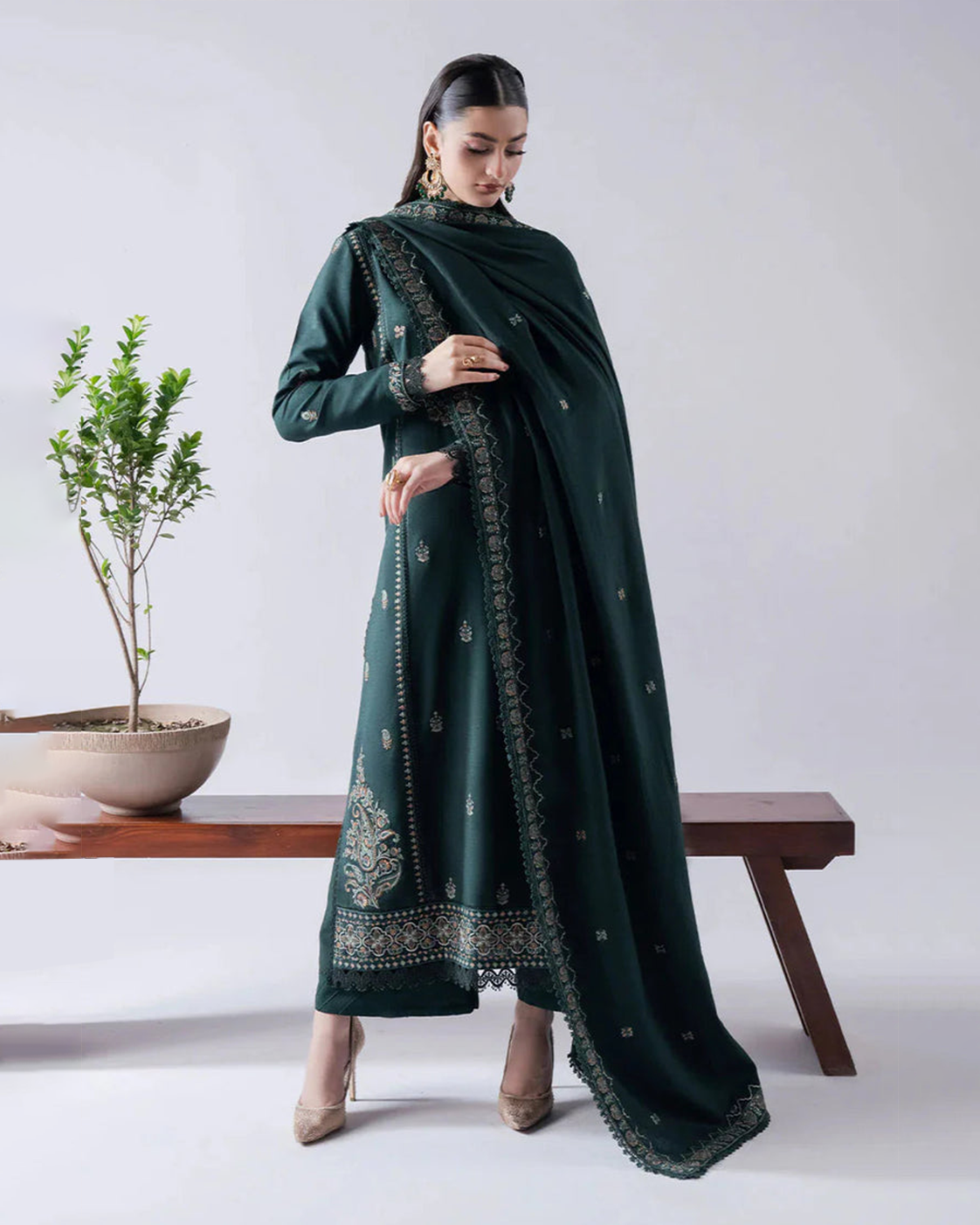 3 Piece Winter Dhanak Unstiched Collection 2026