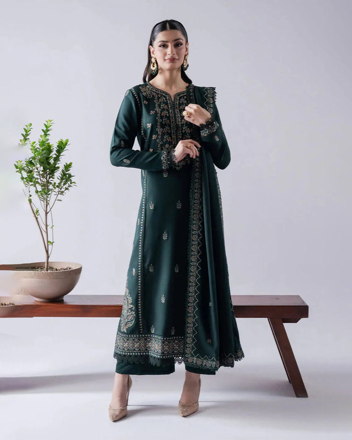 3 Piece Winter Dhanak Unstiched Collection 2026