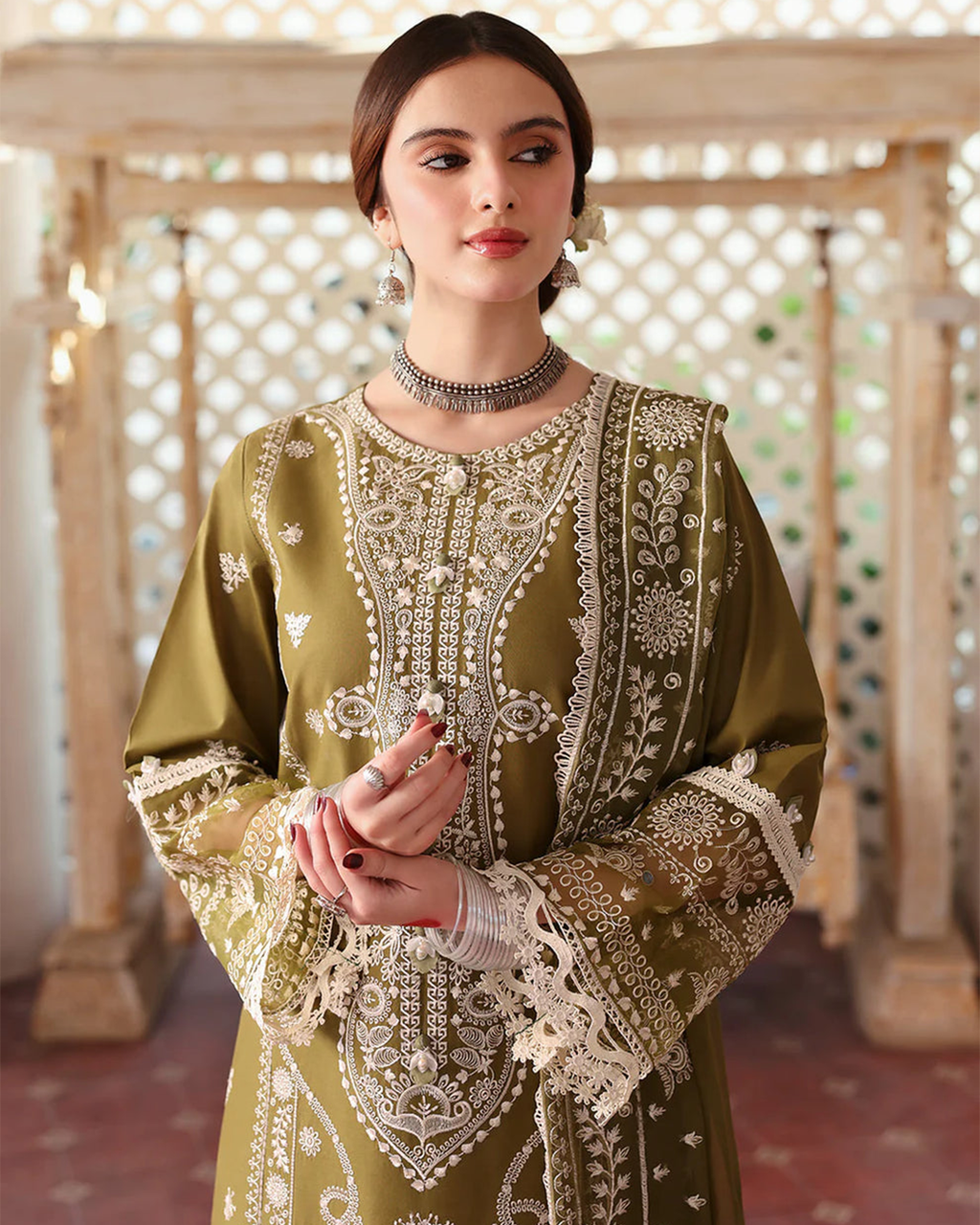 3 Piece Embroidered Winter Full Procedure Dhanak