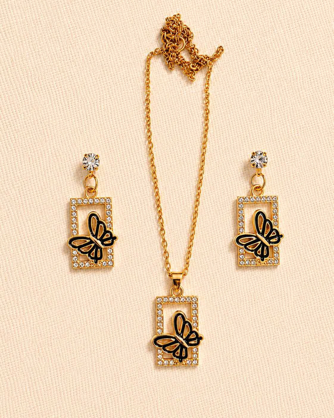 Butterfly Necklace Set