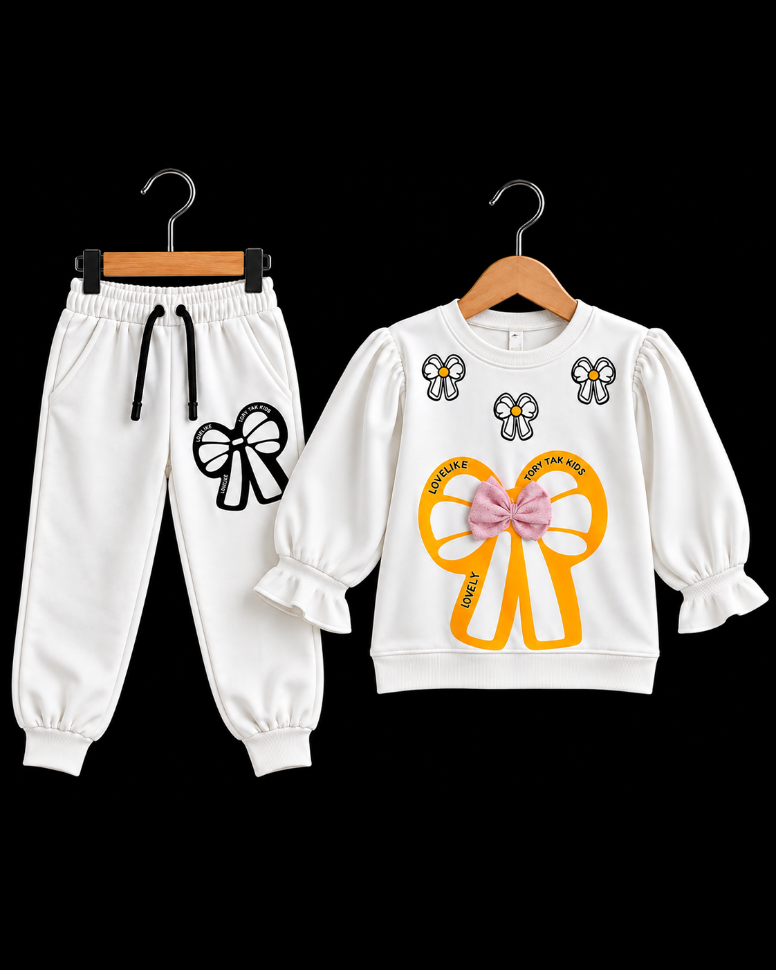Girls 2 pc Fleece Dress